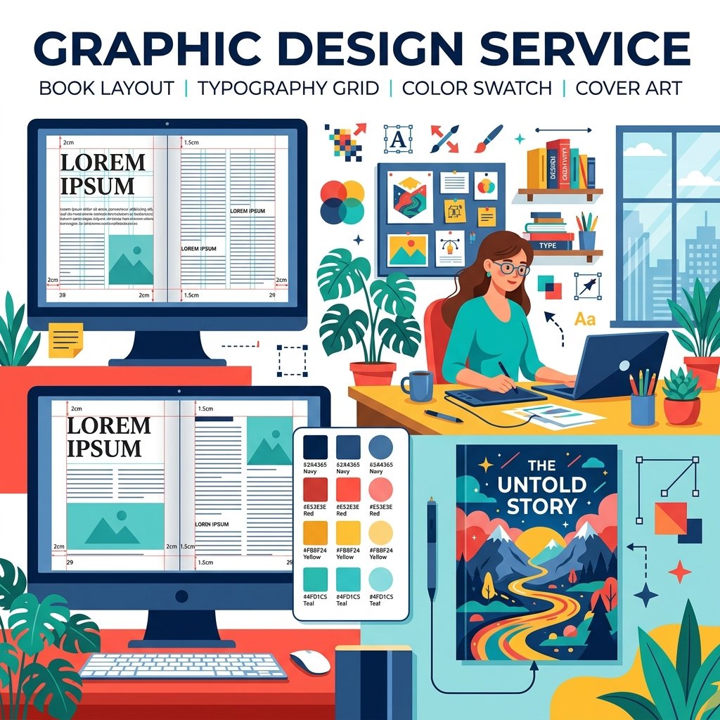 Layout & Desain Cover Profesional